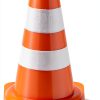 Mini Traffic Cones NUOBESTY 50pcs Plastic Roadblock Toys for Kids-1