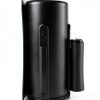 Wall Mounted Retractable Belt Barrier QWORK 10' Black 2‑Pack-2