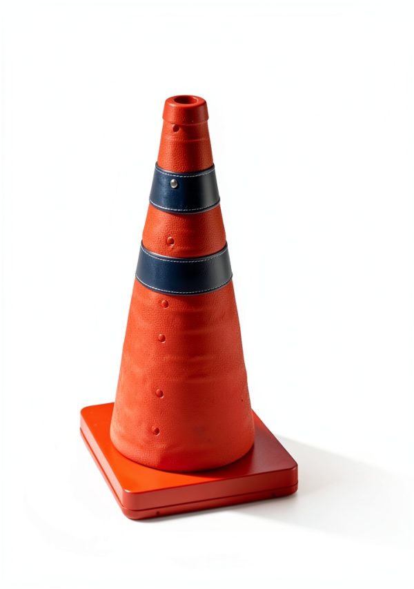 Collapsible Safety Cones 18" HiGiant Orange Foldable Reflective Collar-5