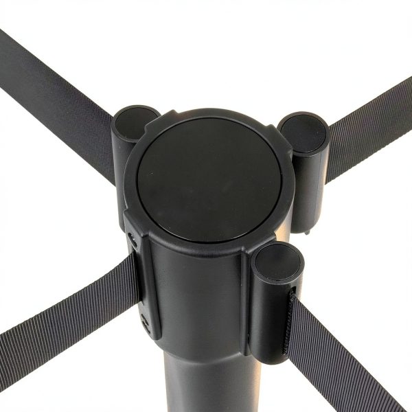 Amazon Basics Crowd Control Stanchions 6.5 ft Retractable Belt Pack 2-1