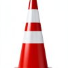 Traffic Safety Cones BATTIFE 28-Inch PVC with Reflective Collars-3