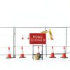 Plastic Chain Links PATIKIL 200 Ft Red Safety Chain for Barriers-7