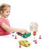 Mini Traffic Cones Pretwad 30pcs Orange Plastic Safety Barriers-3