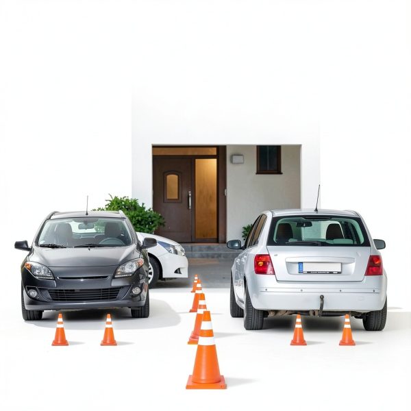 Collapsible Orange Safety Cones 18" 2‑Pack by Berverra – Reflective-4