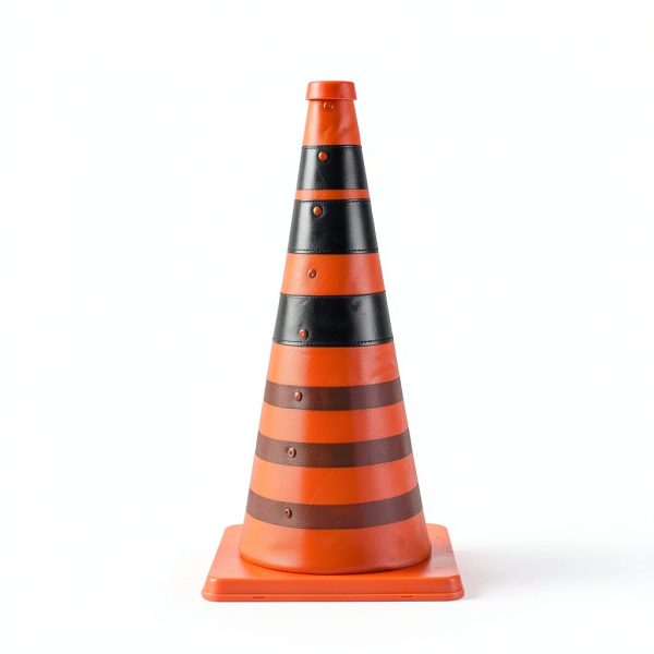 Collapsible Orange Safety Cones 18" 2‑Pack by Berverra – Reflective-2