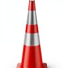 Traffic Safety Cones BATTIFE 28-Inch PVC with Reflective Collars-2