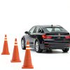 28 Inch Collapsible Traffic Safety Cones TENKAIWICK 2 Pack Foldable-1