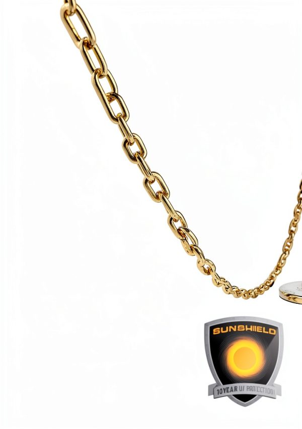 US Weight 2" x 100' Yellow Plastic Safety Chain – Model U2351YEL-3