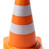 Mini Traffic Cones TOPPERFUN 30pcs Orange ABS Roadblock Safety Signs-1