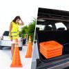 28 Inch Collapsible Traffic Safety Cones TENKAIWICK 2 Pack Foldable-4