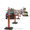Orange Traffic Delineator Posts 42" BATTIFE 6-Pack Reflective Base-5