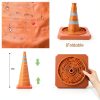 28 Inch Collapsible Traffic Safety Cones TENKAIWICK 2 Pack Foldable-6