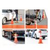 RoadHero 10 Pack 28 Inch Traffic Cones Orange with Reflective Collar-4