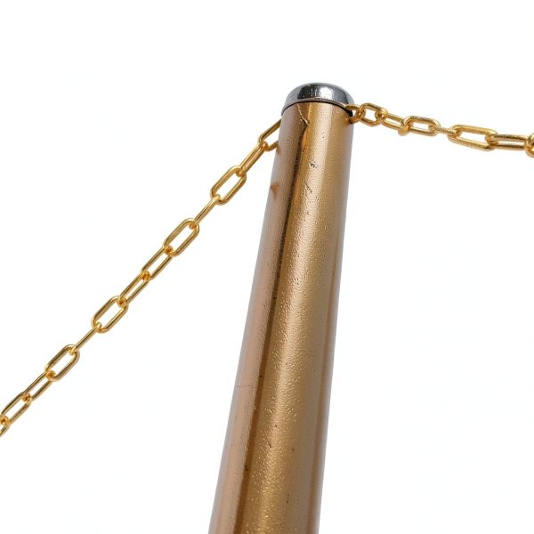 US Weight 2" x 100' Yellow Plastic Safety Chain – Model U2351YEL-2