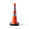 Traffic Safety Cones BESEA 28in Orange Heavy-duty PVC 8-Pack-3